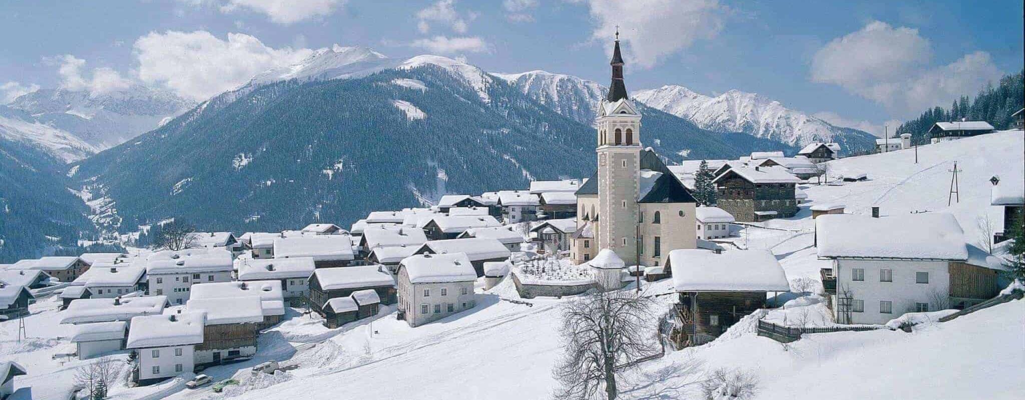 Obertilliach Winter Osttirol Strasserwirt